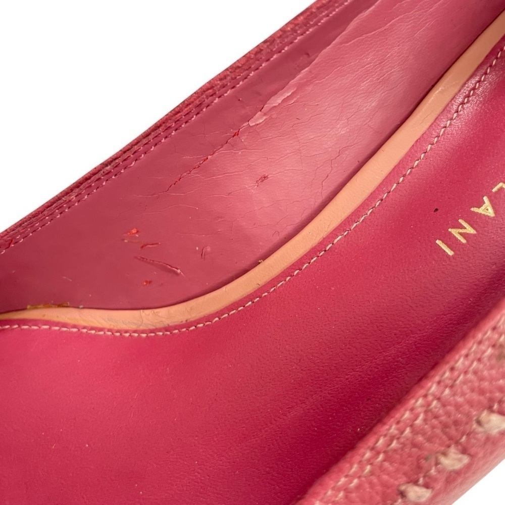 Antonio Melani Shoes Margherit 001 Dusty Rose Pink Leather With Bow Low Heels 9M - Picture 10 of 15